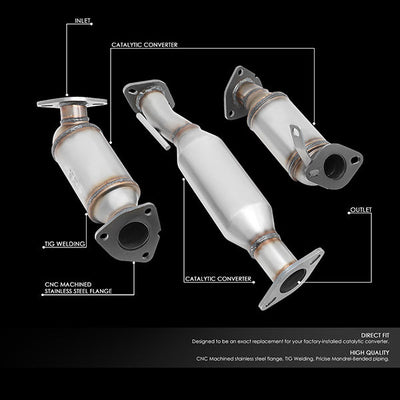 Factory Replacement Catalytic Converter <BR>09-15 Chevy Traverse GMC Acadia Buick Enclave