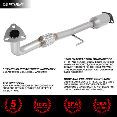 Factory Replacement Catalytic Converter <BR>97-01 Toyota Camry 99-01 Solara 2.2L