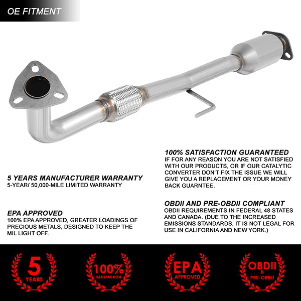 Factory Replacement Catalytic Converter <BR>97-01 Toyota Camry 99-01 Solara 2.2L