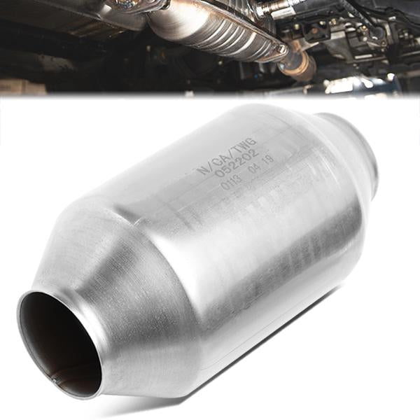 Universal Catalytic Converter Exhaust Y-Pipe - 7.5 L X 4 in. D - 2 Inlet - Stainless Steel - OEM-CONV-049 - 1