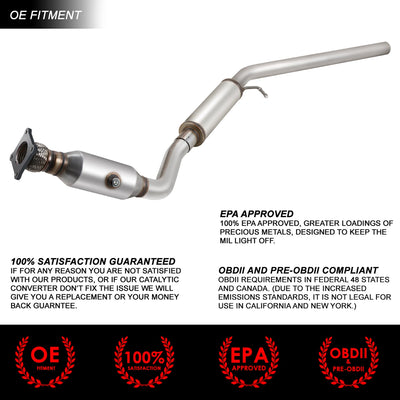 Factory Replacement Catalytic Converter <BR>08-10 Town&Country, Grand Caravan