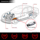 Factory Replacement Catalytic Converter <BR>03-07 Honda Accord 2.4L
