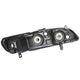 98-02 Honda Accord Headlight - Clear/Amber - OE Style - Left Side - OEM-HL-0001-L - 4