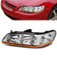 98-02 Honda Accord Headlight - Clear/Amber - OE Style - Left Side - OEM-HL-0001-L - 1