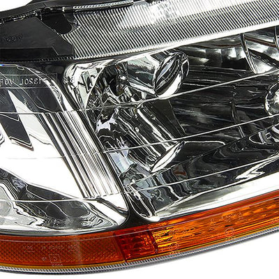 98-02 Honda Accord Headlight - Clear/Amber - OE Style - Right Side - OEM-HL-0001-R - 3