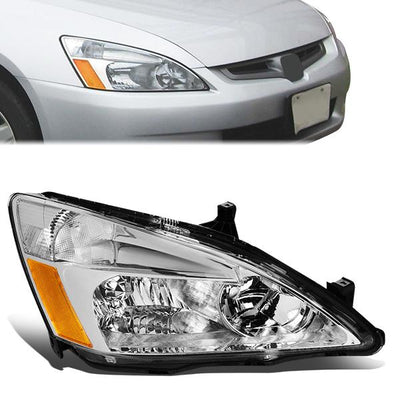 03-07 Honda Accord Headlight - Clear/Amber - OE Style - Right Side - OEM-HL-0002-R - 1