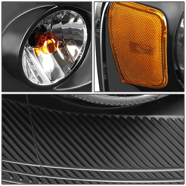 04-08 Ford F150 Lincoln Mark LT Headlight - Clear/Amber - OE Style - Right Side - OEM-HL-0010-R - 3