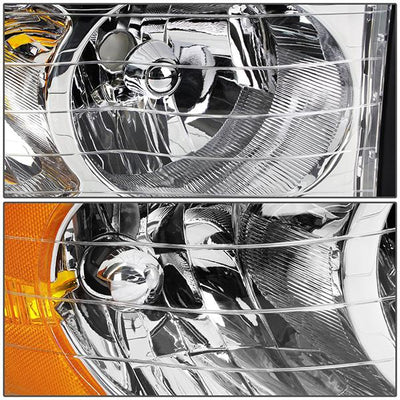 02-05 Dodge Ram Truck Headlight - Clear/Amber - OE Style - Right Side - OEM-HL-0015-R - 2