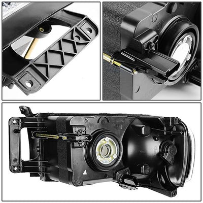 02-05 Dodge Ram Truck Headlight - Clear/Amber - OE Style - Right Side - OEM-HL-0015-R - 4