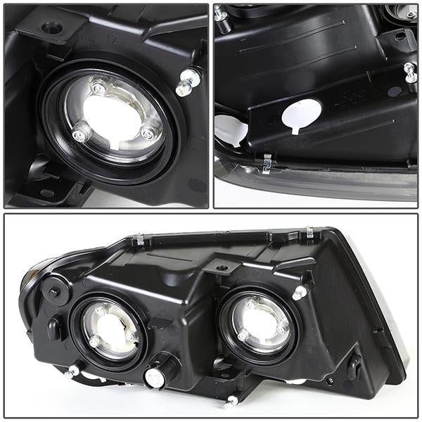 99-04 Jeep Grand Cherokee WJ Headlight - Clear/Amber - OE Style - Left Side - OEM-HL-0021-L - 4