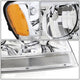 99-04 Jeep Grand Cherokee WJ Headlight - Clear/Amber - OE Style - Right Side - OEM-HL-0021-R - 3