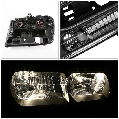 02-09 Chevy Traiblazer EXT Headlight - Clear/Amber - OE Style - Right Side - OEM-HL-0026-R - 4