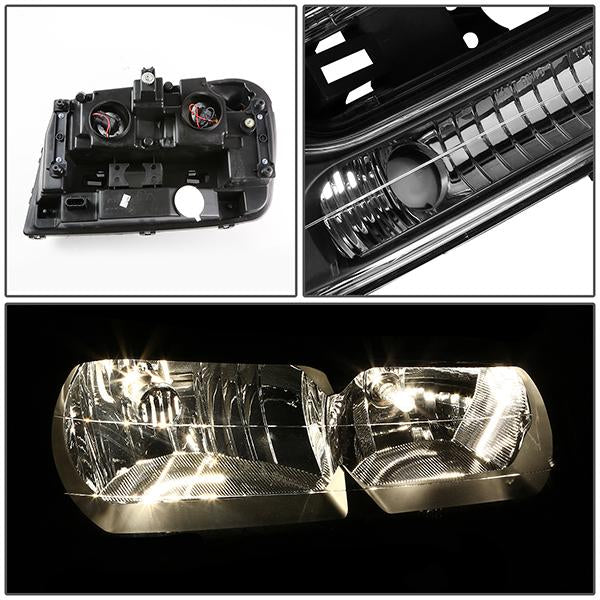 02-09 Chevy Traiblazer EXT Headlight - Clear/Amber - OE Style - Right Side - OEM-HL-0026-R - 4