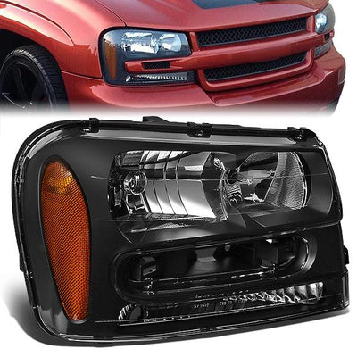 02-09 Chevy Traiblazer EXT Headlight - Clear/Amber - OE Style - Right Side - OEM-HL-0026-R - 1
