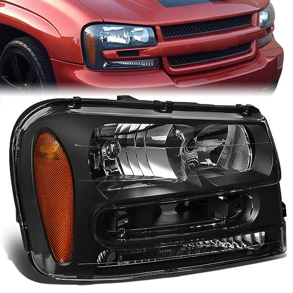 02-09 Chevy Traiblazer EXT Headlight - Clear/Amber - OE Style - Right Side - OEM-HL-0026-R - 1
