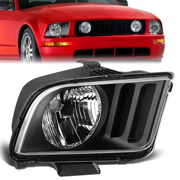 05-09 Ford Mustang Headlight - Clear/Amber - OE Style - Right Side - OEM-HL-0032-R - 1