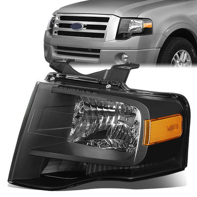 07-14 Ford Expedition Headlight - Clear/Amber - OE Style - Left Side - OEM-HL-0045-L - 1