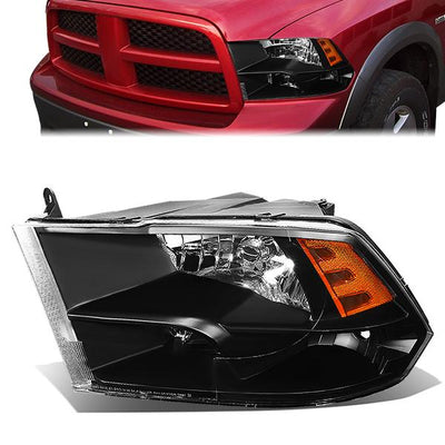 09-18 Ram Truck 1500 2500 Headlight - Clear/Amber - OE Style - Left Side - OEM-HL-0048-L - 1