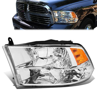 09-18 Ram Truck 1500 2500 Headlight - Clear/Amber - OE Style - Left Side - OEM-HL-0049-L - 1