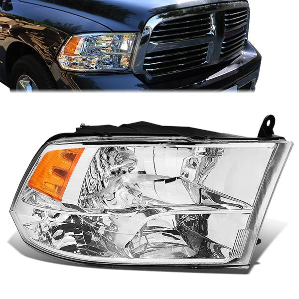 09-18 Ram Truck 1500 2500 Headlight - Clear/Amber - OE Style - Right Side - OEM-HL-0049-R - 1