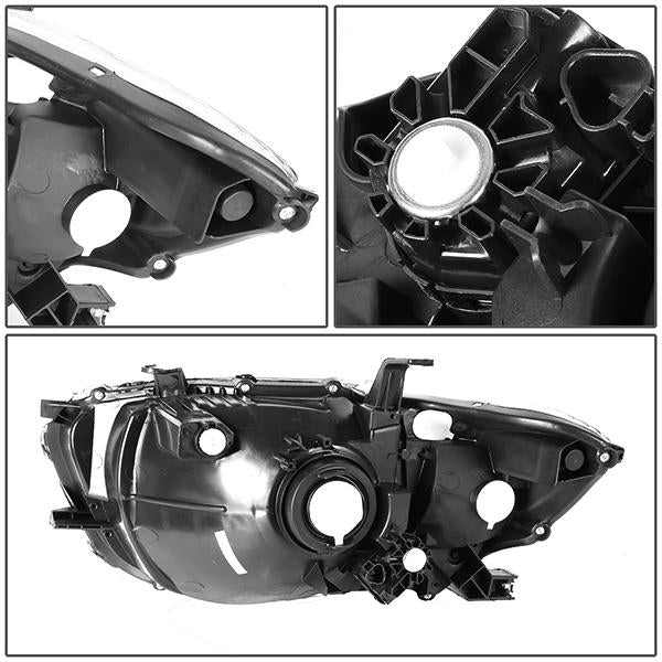 08-10 Toyota Highlander Headlight - Clear/Amber - OE Style - Right Side - OEM-HL-0061-R - 4