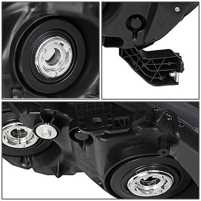 12-15 Honda Civic Headlight - Clear/Amber - OE Style - Left Side - OEM-HL-0064-L - 4