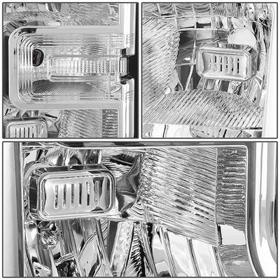 17-19 Ford F250 Super Duty Headlight - Clear/Amber - OE Style - Left Side - OEM-HL-0100-L - 2