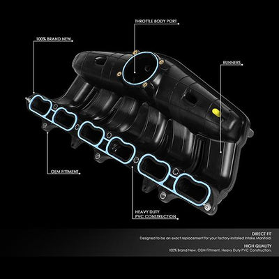 08-09 Trailblazer Envoy Saab 9-7X 4.2L Intake Manifold - Engine Upper - OE Style - OEM-ITM-011 - 2
