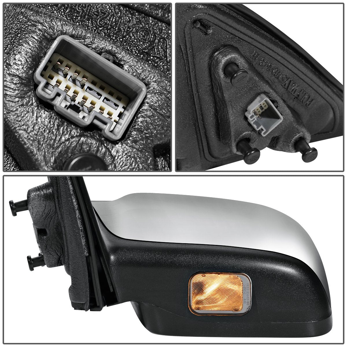 邦楽 MIRRORS / OUT OF ORDER friction CFmoto ZForce / UForce Side Mirrors with LED Turn Signal