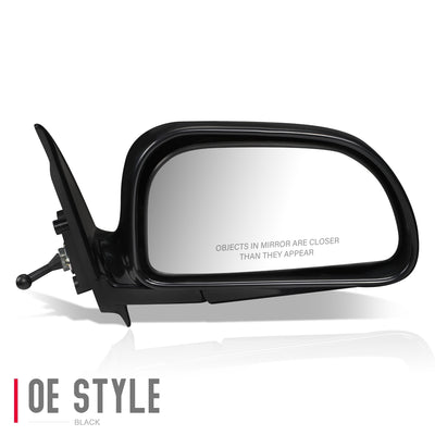 Manual Side View Mirror (Right) <br>97-01 Mitsubishi Mirage