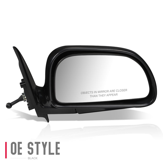 Manual Side View Mirror (Right) <br>97-01 Mitsubishi Mirage