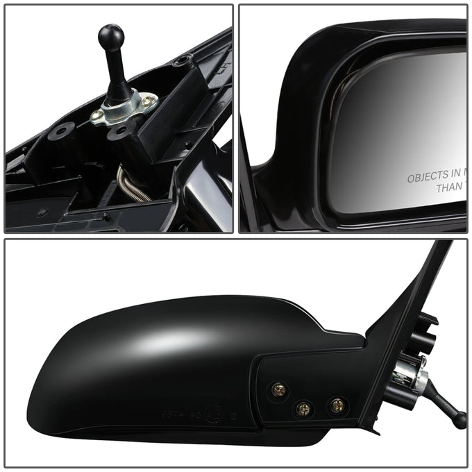 Manual Side View Mirror (Right) <br>97-01 Mitsubishi Mirage