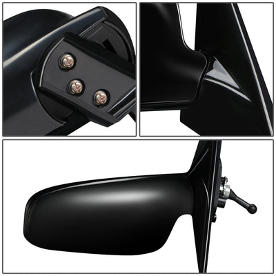 Manual Side View Mirror (Right) <br>97-01 Mitsubishi Mirage