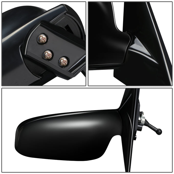 Manual Side View Mirror (Right) <br>97-01 Mitsubishi Mirage