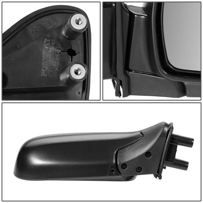 Manual Side View Mirror (Right) <br>98-04 Nissan Frontier, 00-04 Xterra