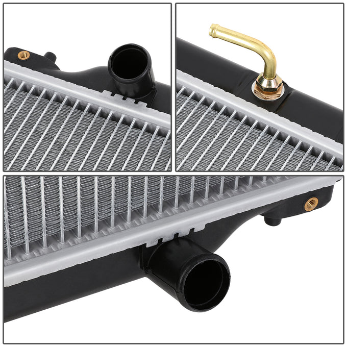 D-Motoring - 90-96 Honda Accord Prelude 2.2L Radiator - Aluminum - 4