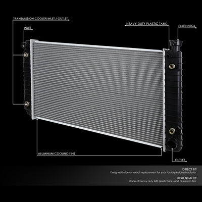 D-Motoring - 88-95 Chevy GMC C/K Pickup/Suburban Radiators - Aluminum - 2