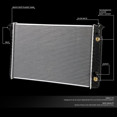 D-Motoring - 82-92 Chevy Camaro P30 GMC P3500 AT Radiator - Aluminum - 2