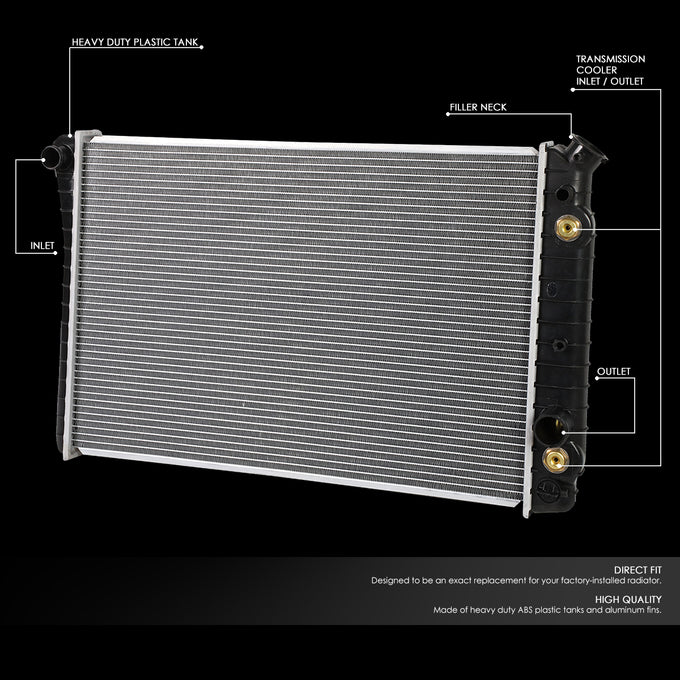 D-Motoring - 82-92 Chevy Camaro P30 GMC P3500 AT Radiator - Aluminum - 2