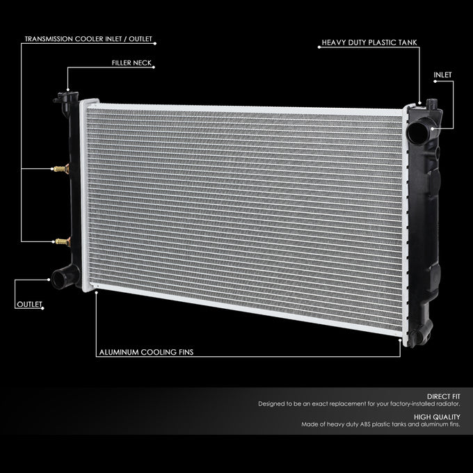 D-Motoring - 90-94 Subaru Legacy Radiators - Aluminum - 2