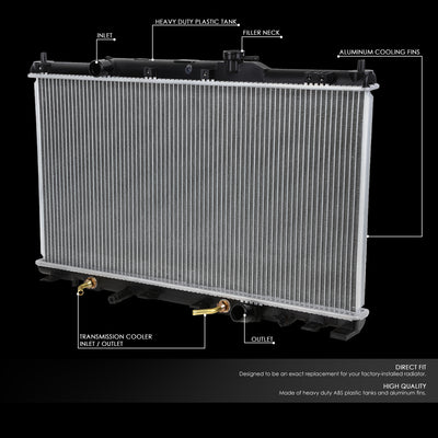 D-Motoring - 07-11 Honda Element AT Radiator - Aluminum - 2