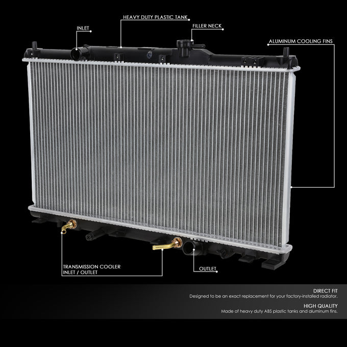 D-Motoring - 07-11 Honda Element AT Radiator - Aluminum - 2