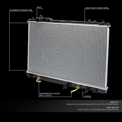 D-Motoring - 07-17 Lexus LS460 AT Radiators - Aluminum - 2