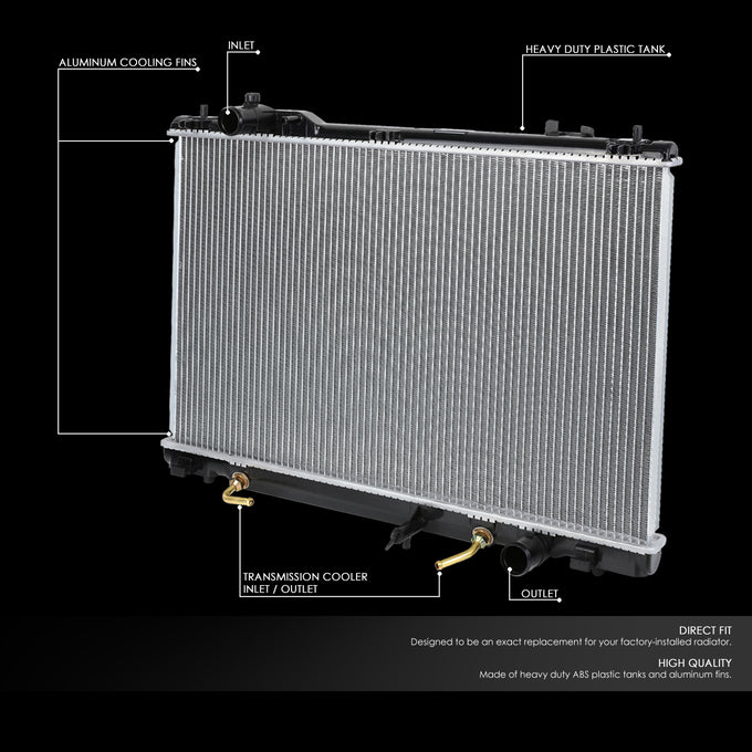 D-Motoring - 07-17 Lexus LS460 AT Radiators - Aluminum - 2