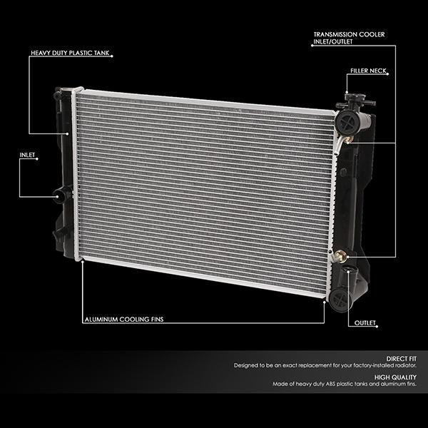 09-10 Toyota Corolla Pontiac Vibe, 09-13 Matrix Replacement Radiator ...