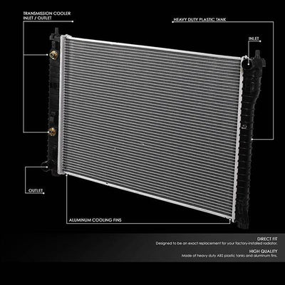 13057 Replacement Radiator<br>12-15 Chevy Captiva Sport, 08-10 Saturn Vue AT
