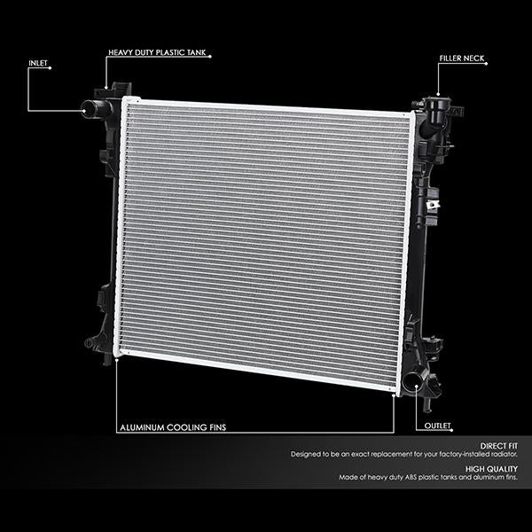 08-16 Dodge Grand Caravan/VW Routan AT Radiator - OE Style - Aluminum - 2