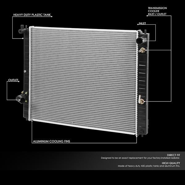 08-12 Infiniti EX35 FX35 14-17 QX50 AT Aluminum Radiator - 13078 - CA ...
