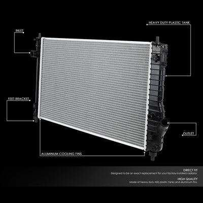 D-Motoring - 09-11 Chevy Aveo5/Pontiac G3 AT Radiators - Aluminum - 2