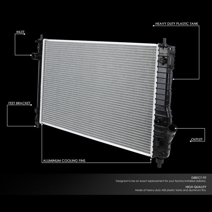 D-Motoring - 09-11 Chevy Aveo5/Pontiac G3 AT Radiators - Aluminum - 2
